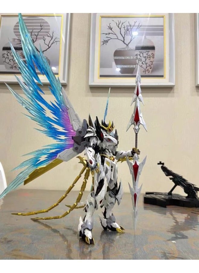 Generic - Gundam Model Assembled Model Motor Core Cao Renqing Long Ao C Zhao Yun Nezha Gan Mecha Toy Blind Box-Color:Make A Wish-Lu Bu [must Make A Model] Years Later High Probability-Specifications:Guaranteed Model 13-18cm - Image 1