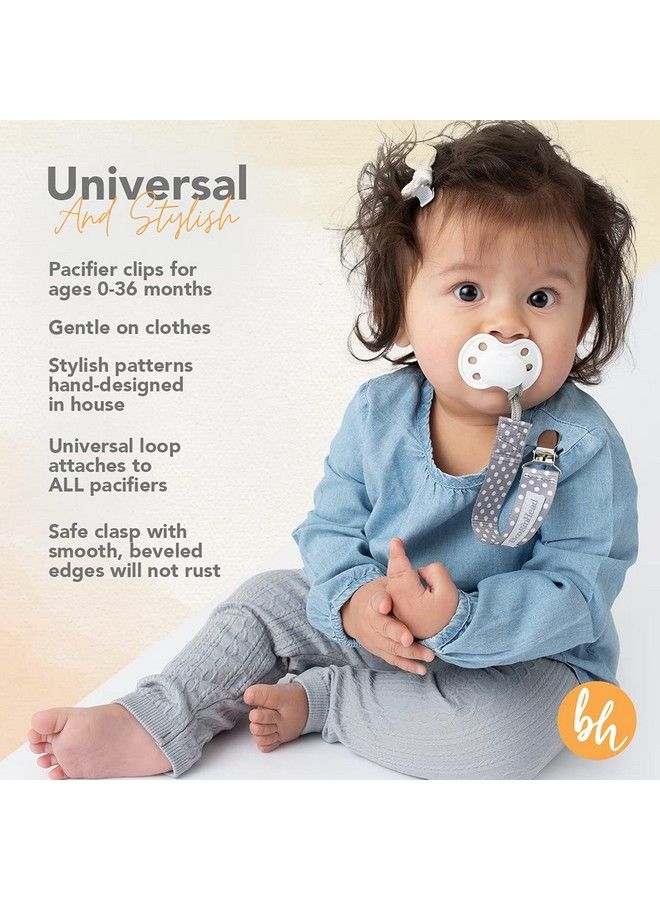 BooginHead Pacifier Clip Baby Pacifier Holder Pacigrip 2 Pack Blue Arrows - Image 5