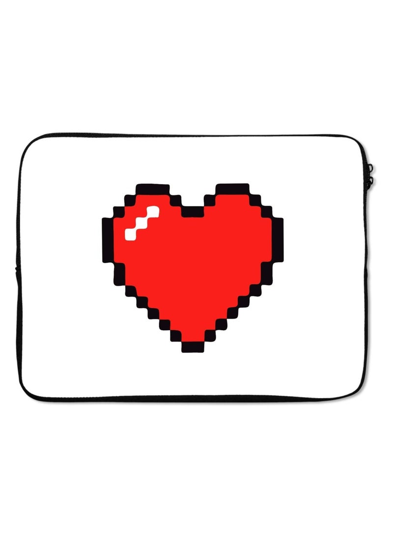 LOUD UNIVERSE - Pixel Heart Premium Quality Neoprene Laptop - Image 1