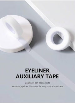 Generic 2 Rolls PE Eyelash Tape, Adhesive Fabric Eyelash Tapes, Adhesive Breathable Micropore Fabric Tape for Eyelash Extension Supply,9 m/10 Yard Each Roll (Transparent)  - Image 4