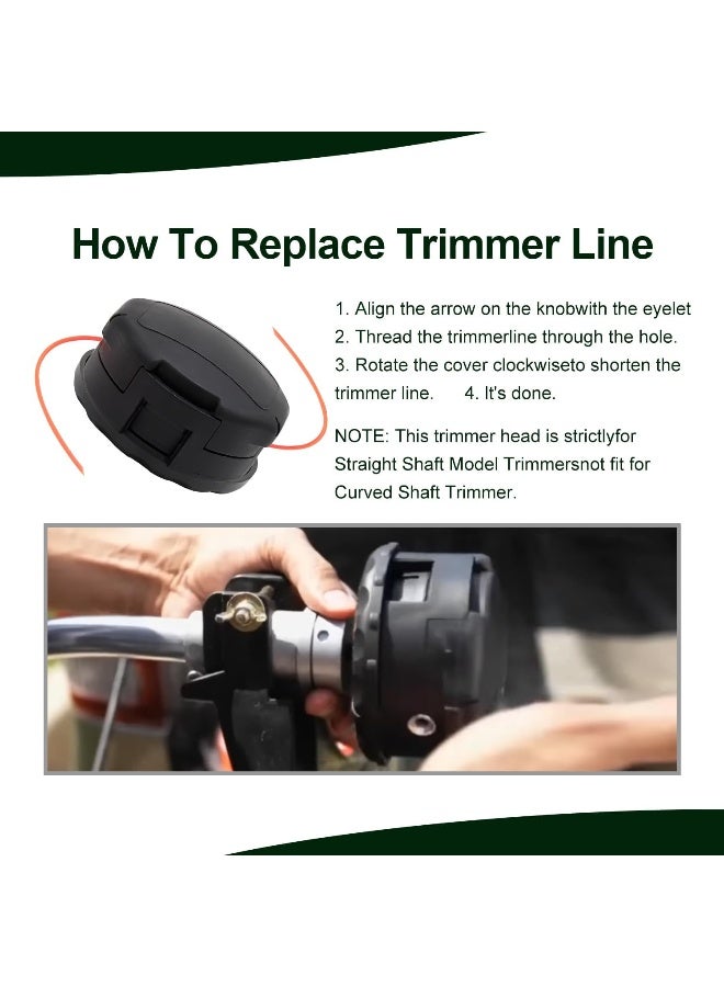Brlyeeanze 2 Pack Srm-225 Trimmer Head - Image 4