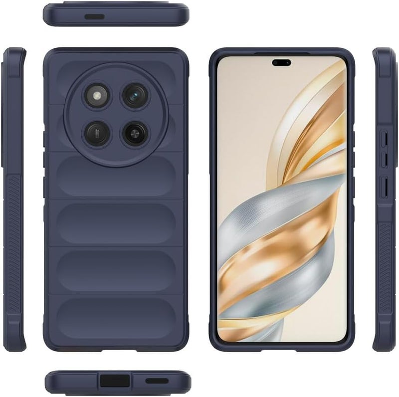 Compatible with Honor X9c Case CoverTPU Mobile Phone Soft Compatible with Honor X60 Pro 5G Case Cover Blue - Image 1