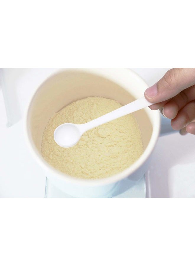 ONLYKXY 10-Piece Food Grade Long Handle Nontoxic Reusable Plastic Measuring Spoon Coffee Teaspoon Milk Powder Spoon Kitchen Spoons (1 g Measuring) - Image 3