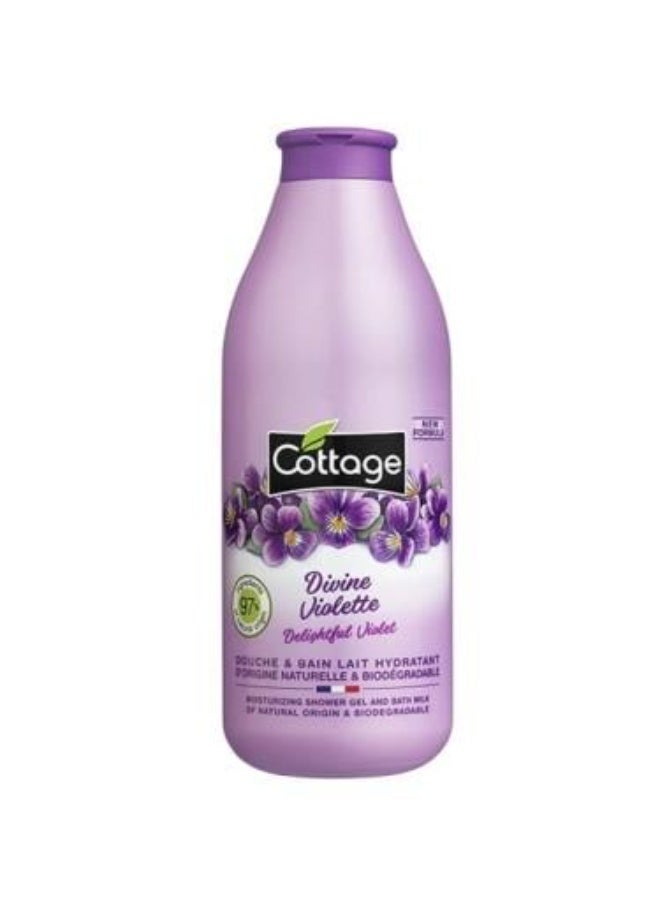 Divine Violette Shower and Bath Moisturizing Milk, 750ml