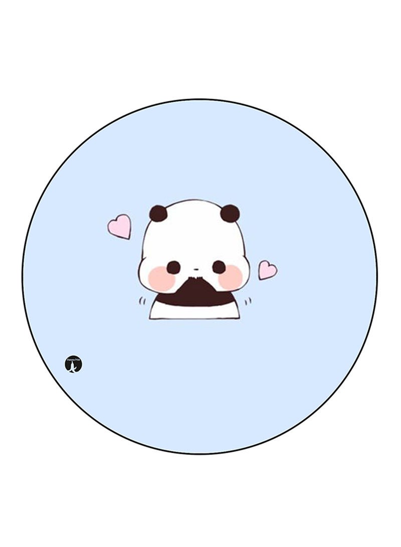 A Panda Printed Mouse Pad Multicolour