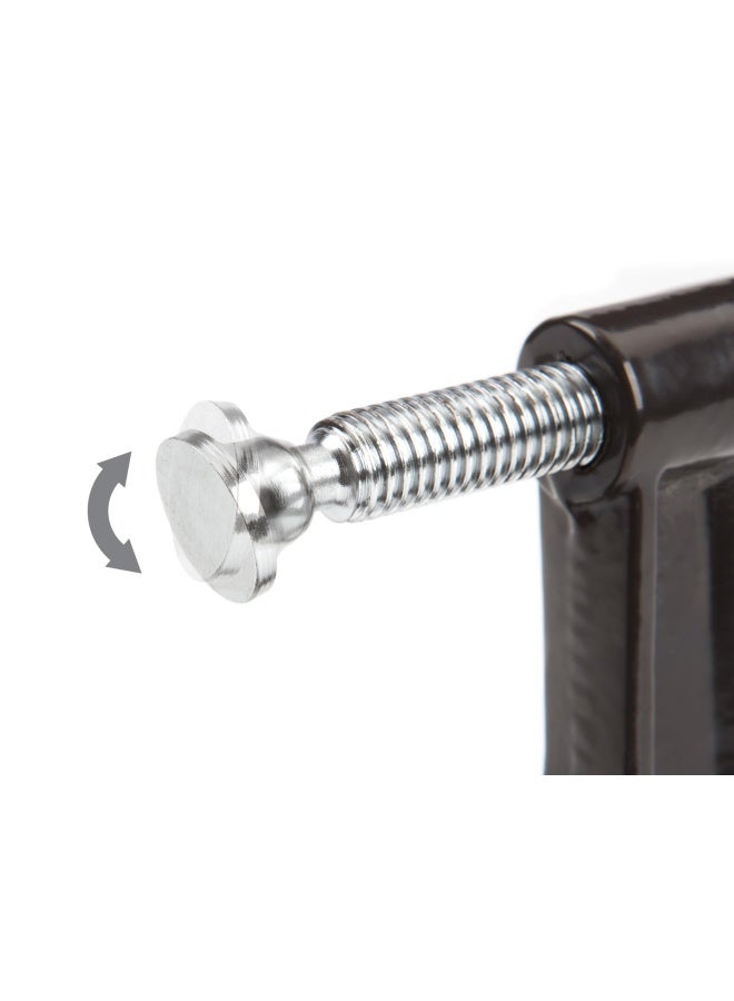 Tekton مشبك تيكتون 4 بوصة من الحديد القابل للتشكيل بفتحة فك 4 بوصة وعمق حلق 2 1 8 بوصة 4017 - Image 4