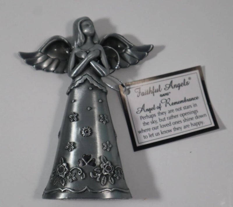 Ganz Faithful Angels Pewter Angel of Remembrance Figurine - Image 1