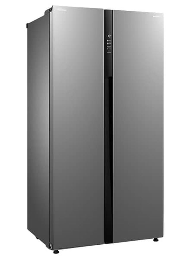 Panasonic Side By Side Refrigerator 588 L Net Capacity, 780 Liters Gross Capacity , Inverter Super Energy Saving Compressor SBS, Vacation Mode, Child Lock, Quick Freeze, Surround Cooling, Temperature Control -NR-BS780MSAE NR-BS780MSAE Dark Silver - Image 1
