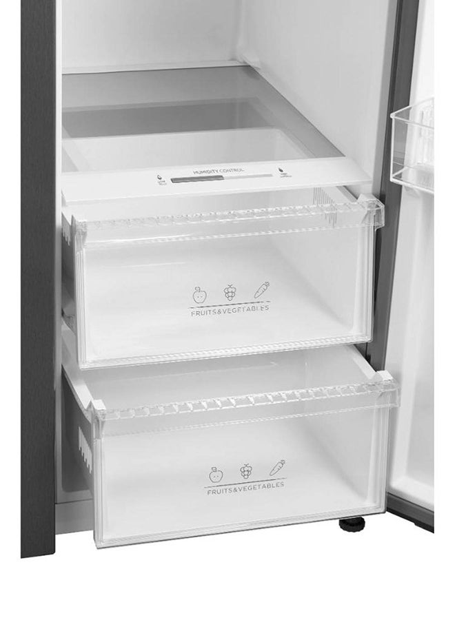 Panasonic Side By Side Refrigerator 588 L Net Capacity, 780 Liters Gross Capacity , Inverter Super Energy Saving Compressor SBS, Vacation Mode, Child Lock, Quick Freeze, Surround Cooling, Temperature Control -NR-BS780MSAE NR-BS780MSAE Dark Silver - Image 4
