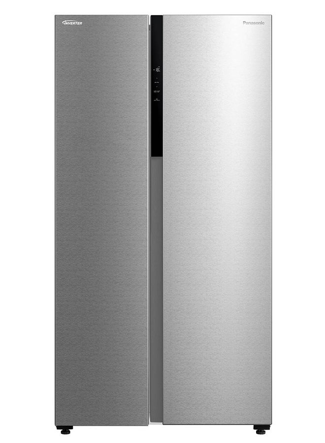 Panasonic Side By Side Refrigerator 588 L Net Capacity, 780 Liters Gross Capacity , Inverter Super Energy Saving Compressor SBS, Vacation Mode, Child Lock, Quick Freeze, Surround Cooling, Temperature Control -NR-BS780MSAE NR-BS780MSAE Dark Silver - Image 2