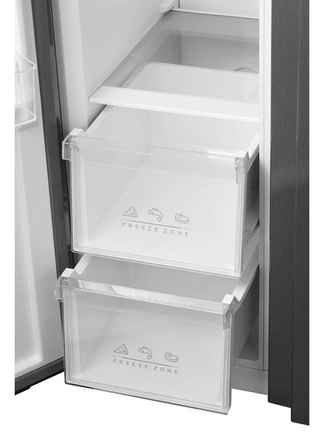 Panasonic Side By Side Refrigerator 588 L Net Capacity, 780 Liters Gross Capacity , Inverter Super Energy Saving Compressor SBS, Vacation Mode, Child Lock, Quick Freeze, Surround Cooling, Temperature Control -NR-BS780MSAE NR-BS780MSAE Dark Silver - Image 5