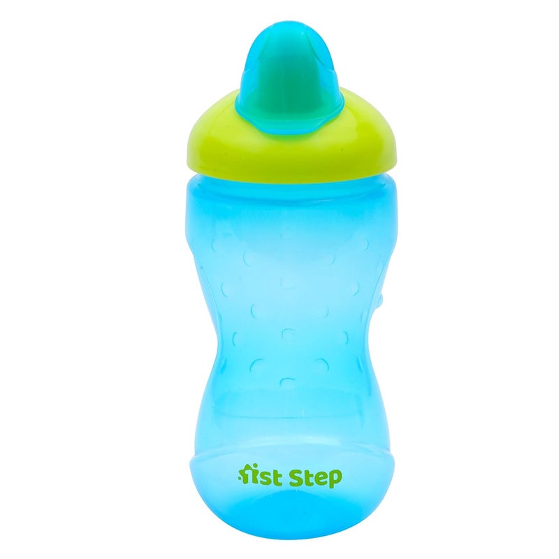 1st Step كوب 1ST STEP خالي من BPA بفتحة صلبة وسهلة الإمساك (أزرق) - Image 1