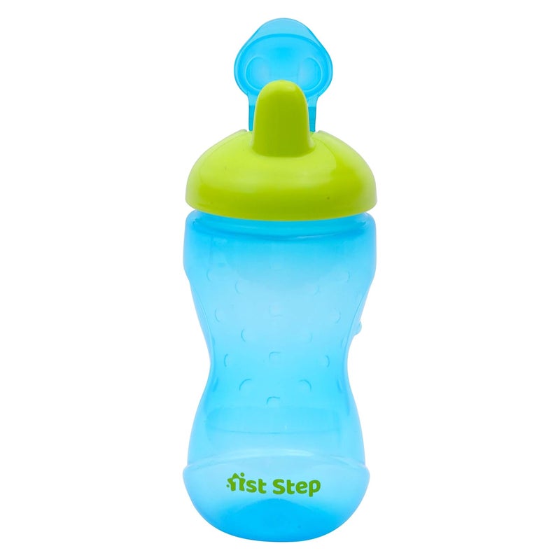 1st Step كوب 1ST STEP خالي من BPA بفتحة صلبة وسهلة الإمساك (أزرق) - Image 3