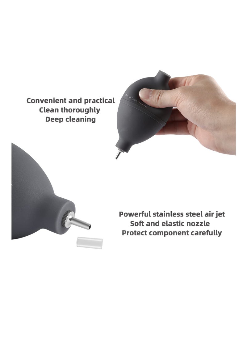 KASTWAVE Air Blower Coffee Grinder Cleaning Tool, Camera Dust Clean Coffee Cleaning Brush Walnut Wood Handle Coffee Powder Air-Move Cleaning Tool  - Image 5