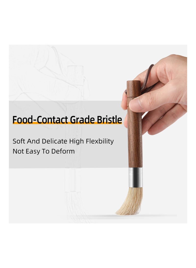 KASTWAVE Air Blower Coffee Grinder Cleaning Tool, Camera Dust Clean Coffee Cleaning Brush Walnut Wood Handle Coffee Powder Air-Move Cleaning Tool  - Image 4