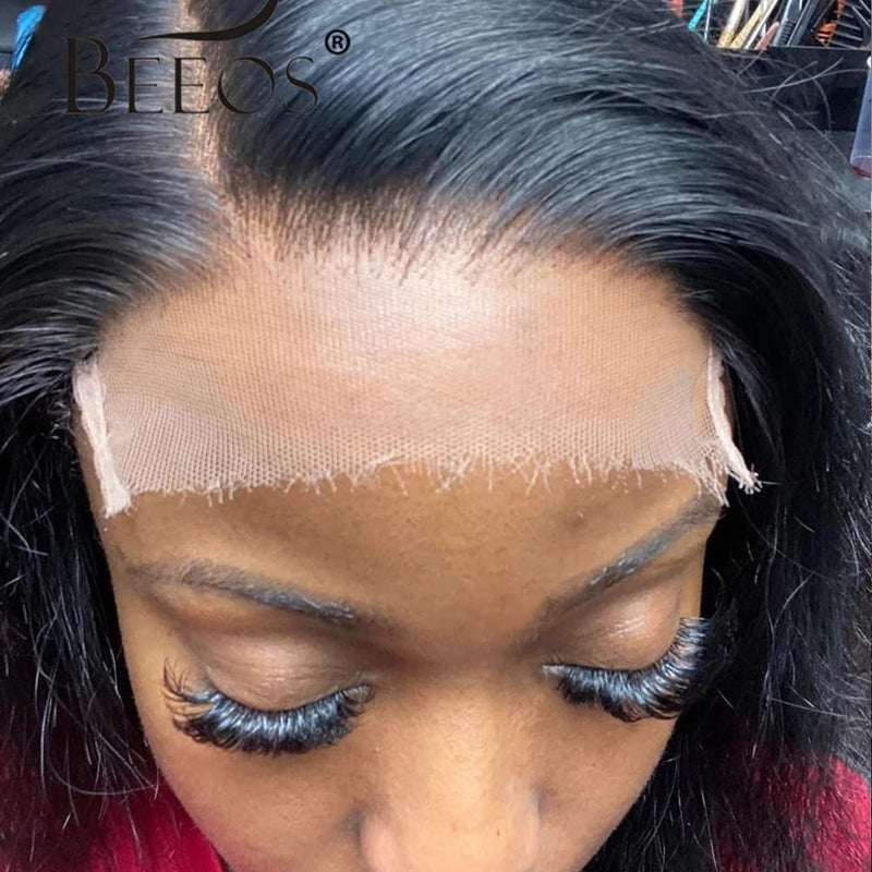 BEEOS 5x5 SKINLIKE Real HD Lace Closure Only Body Wave Virgin Human Hair Closure Pre Plucked Natural Hairline Invisible Crystal HD Lace 20 Inch