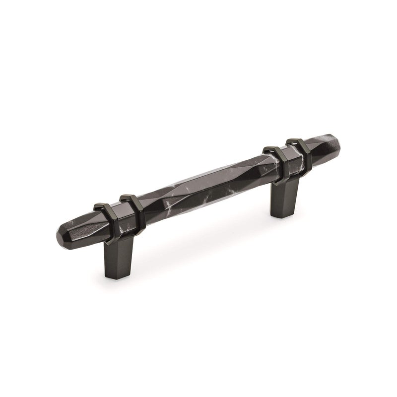 Amerock Cabinet Pull Marble BlackBlack Bronze 334 inch 96 mm CentertoCenter Carrione 1 Pack Drawer Pull Drawer Handle Cabinet Hardware - Image 2