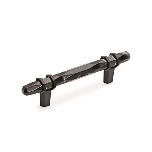 Amerock Cabinet Pull Marble BlackBlack Bronze 334 inch 96 mm CentertoCenter Carrione 1 Pack Drawer Pull Drawer Handle Cabinet Hardware - Image 1
