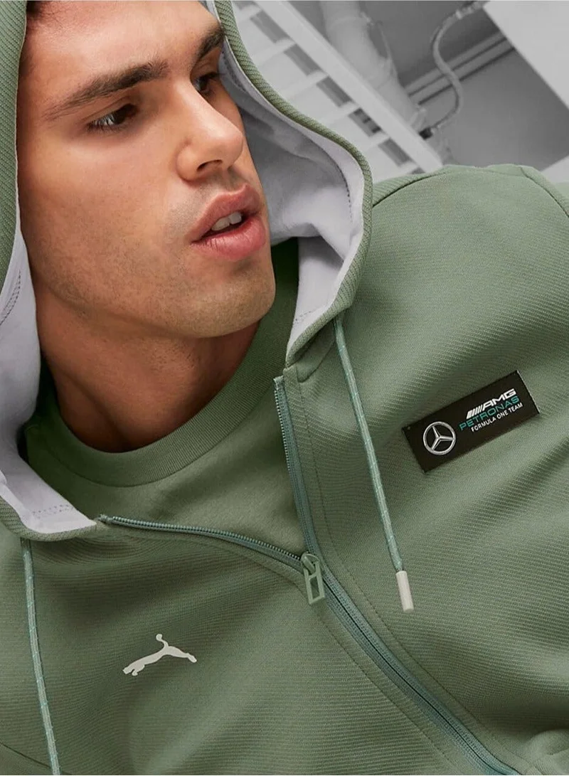 AMG Petronas Formula 1 Team  Mercedes-AMG Petronas Formula 1 Hooded Sweat Jacket for Men | Best Price UAE