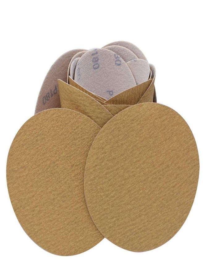 findmall Hook Loop Pads Sanding Disc 6-Inch NO-Hole 100Pcs Aluminum Oxide Round Flocking Sandpaper Fit for Sanding Grinder Polishing Accessories (60 80 120 180 240 320) Grit - Image 3