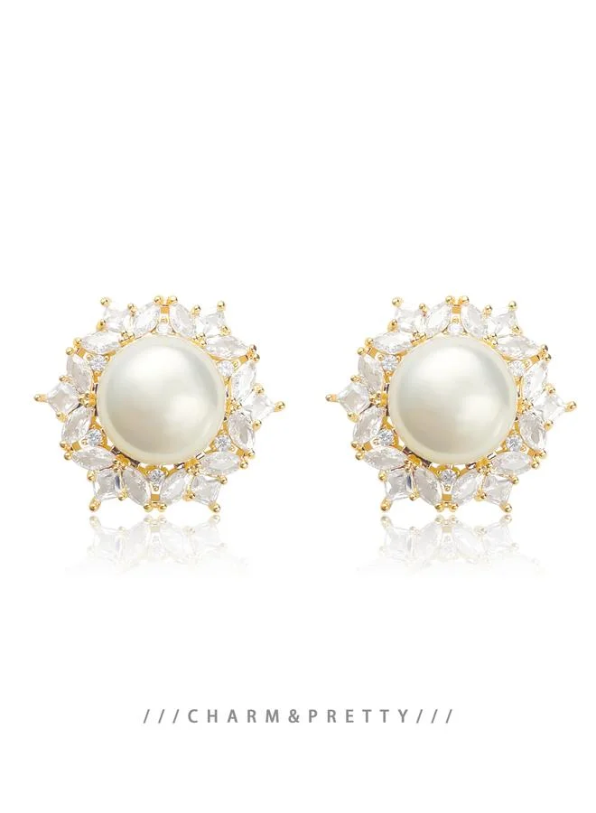 Take Two  Embellished Stud Earrings for Women | Best Price UAE