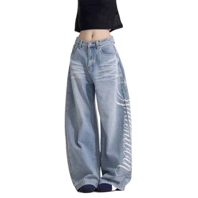 Unisex Classic Denim Jeans Loose Fit Daily Outdoor Wear - Image 5