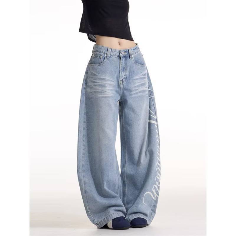 Unisex Classic Denim Jeans Loose Fit Daily Outdoor Wear - Image 3
