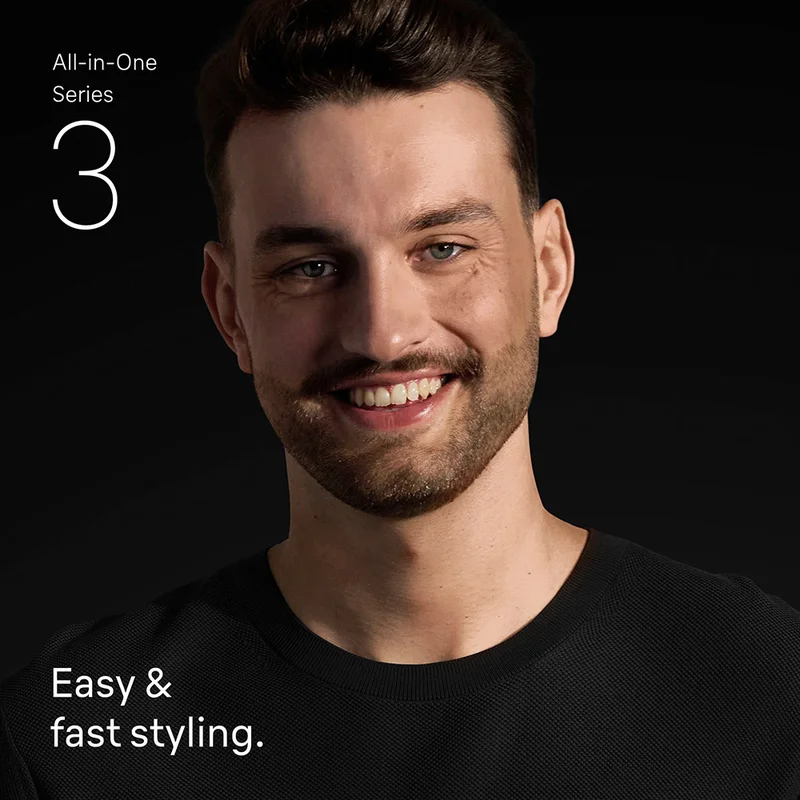 Braun Series 3 All-in-One Trimmer 8-in-1 Grooming Kit - AIO3540