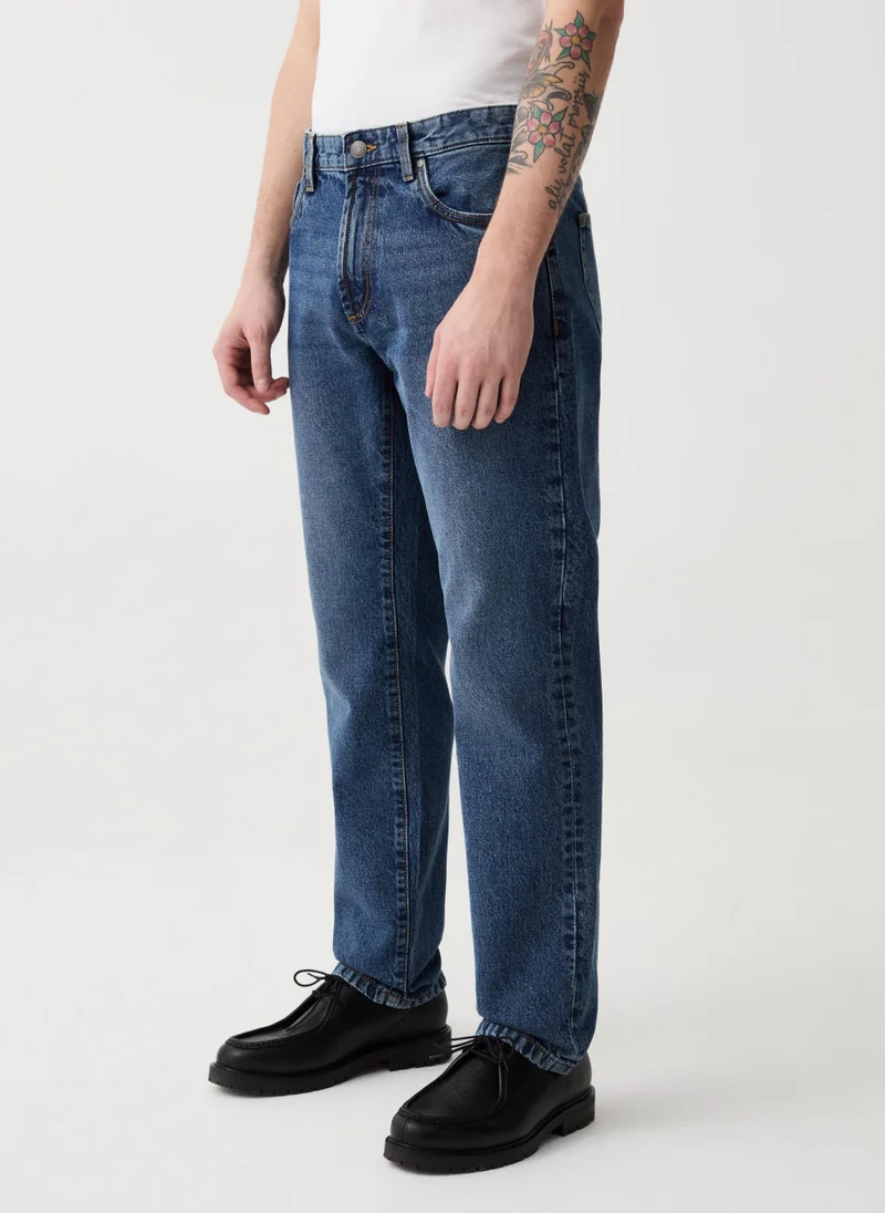 او في اس Regular-Fit Jeans With Five Pockets