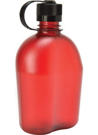 Nalgene Oasis Red / Black Cap Tritan Water Bottle 