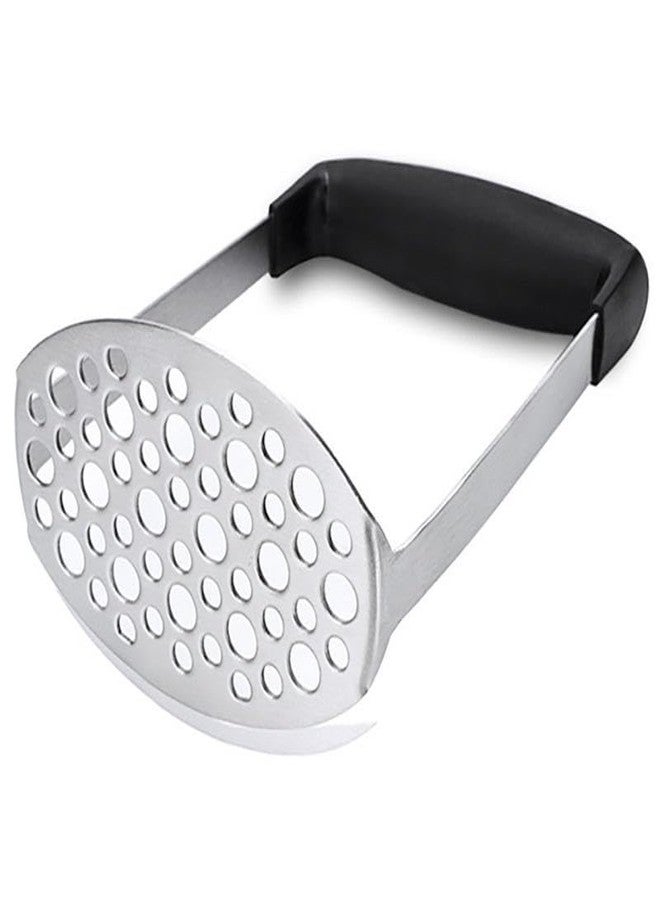 Aliotech Heavy Duty Stainless Steel Potato Masher Manual Masher Kitchen Tool with Ergonomic PP Handle Household Manual Potato Mashers for Potato Avocado Bean Fruits and more Vegetables - Image 1