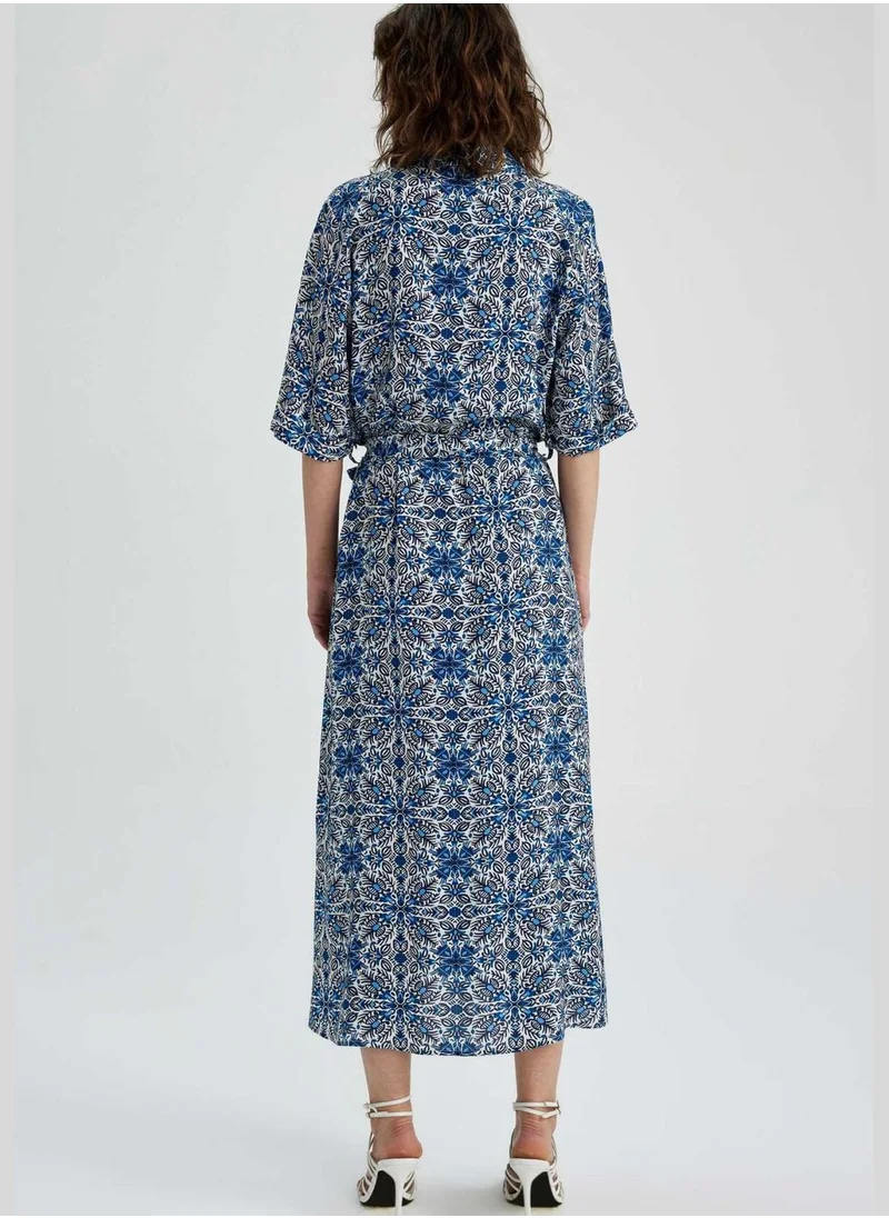 DeFacto Woman Short Sleeve Woven Dress