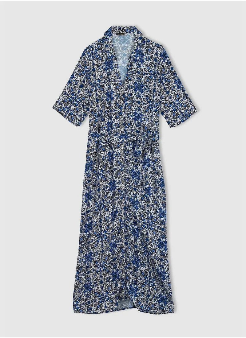 DeFacto Woman Short Sleeve Woven Dress
