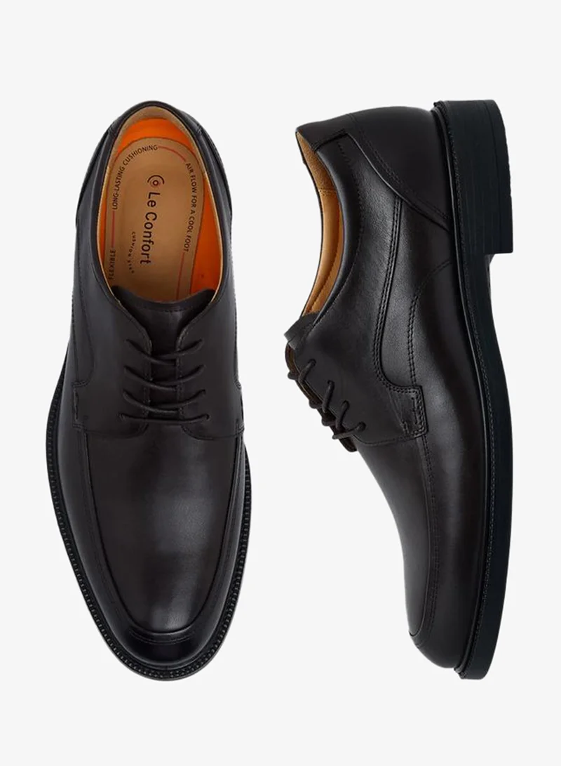 Le Confort Men Leather Lace-Up Derby Shoes