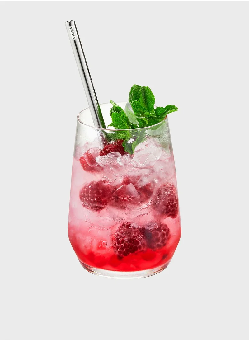 GEFU Set Of 4 Stainless Steel Straw