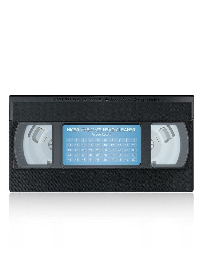 نايسر منظف رؤوس أجهزة الفيديو من نايسر لأجهزة تشغيل أشرطة الفيديو VHS، شريط تنظيف رؤوس الفيديو VHS، نوع جاف - Image 1