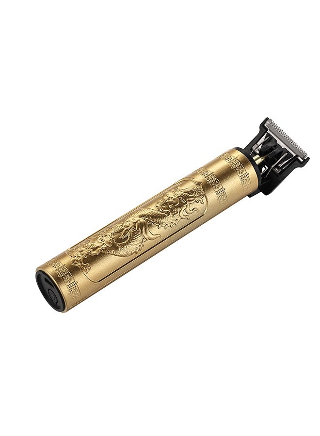 لوازم ماكينة حلاقة محمولة قابلة لإعادة الشحن - بلاستيك - ماكينة كهربائية للحية والشعر بشفرات دقيقة، أمشاط بمقاسات مختلفة، وشحن USB - مناسبة للوجه، الرقبة، الاستخدام أثناء السفر، والعناية المنزلية للرجال - Image 3