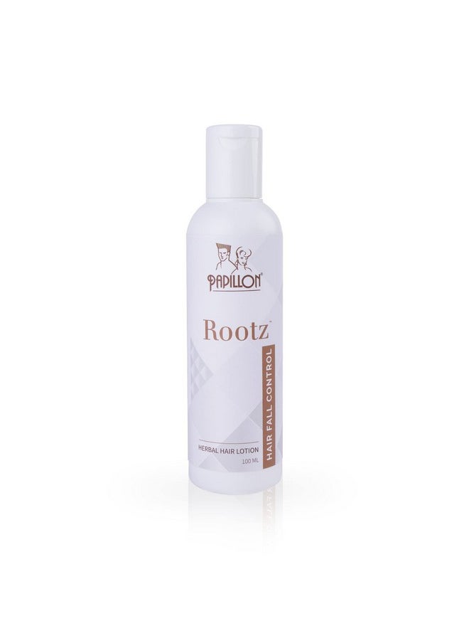 Papillon - Rootz Herbal Hair Lotion For Hair Fall Control 100Ml - Image 1