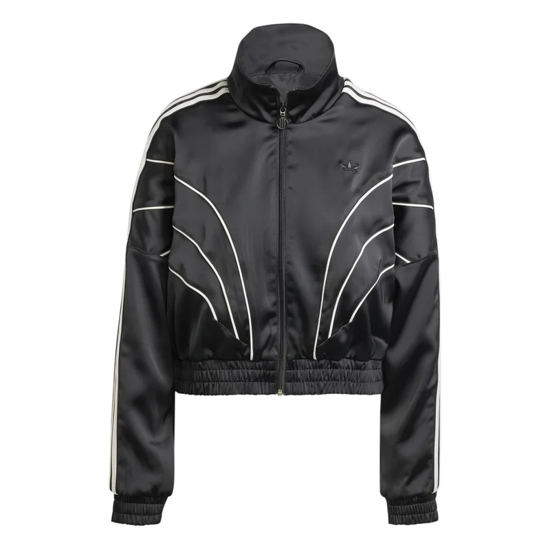 adidas Originals PIPING TRACKTOP Black Originals Women TRACK TOPS