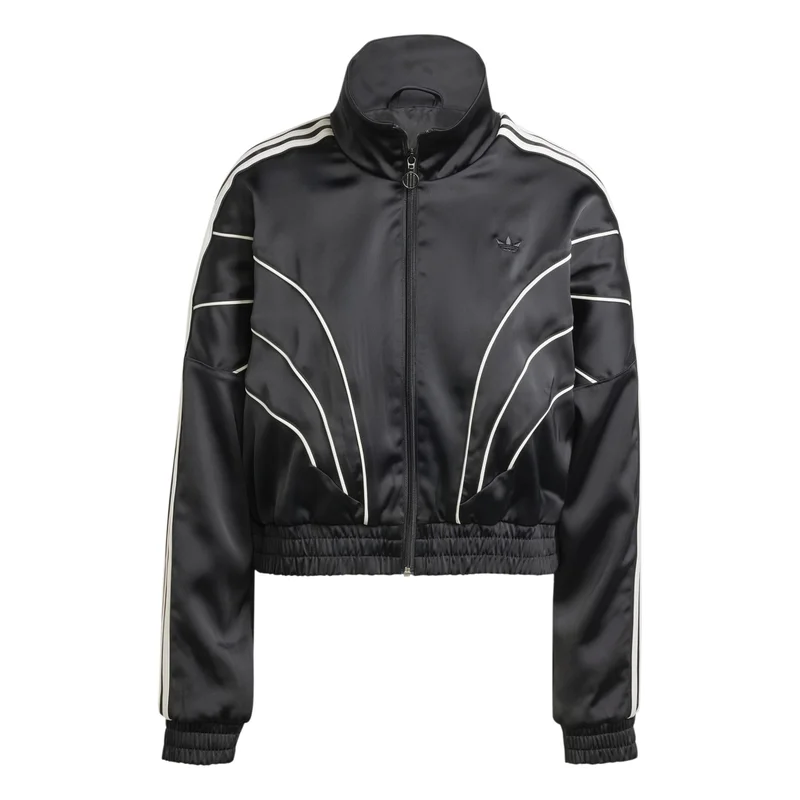 adidas Originals PIPING TRACKTOP Black Originals Women TRACK TOPS