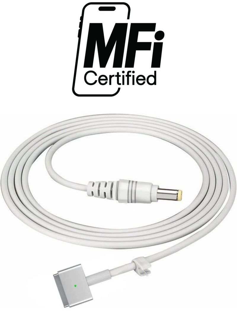 Wozlo - Apple Magsafe 2 T-Type To 5.5*2.5mm MacBook Air Pro Adapter Charging Cable - 1.8m - Image 1
