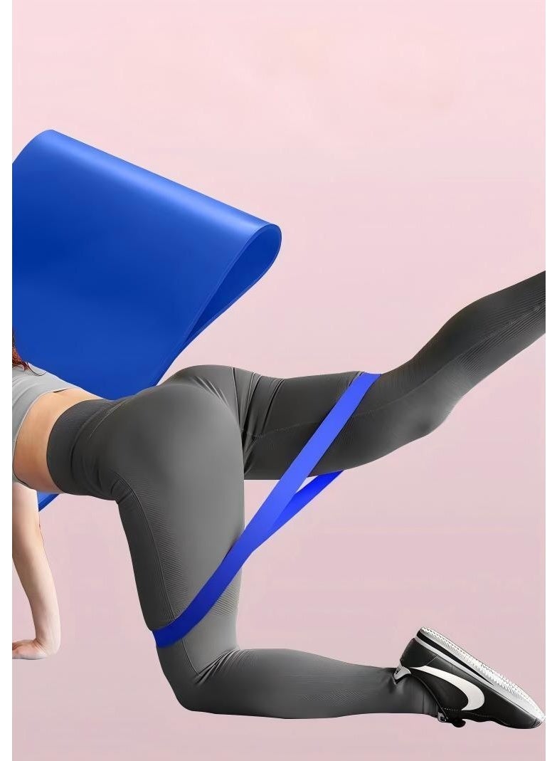 EFUMKE This training set includes 5 resistance bands of different weights and colors, designed specifically for strength training, yoga, weight loss, and body shaping. Suitable for arms, legs, and glutes. - Image 4