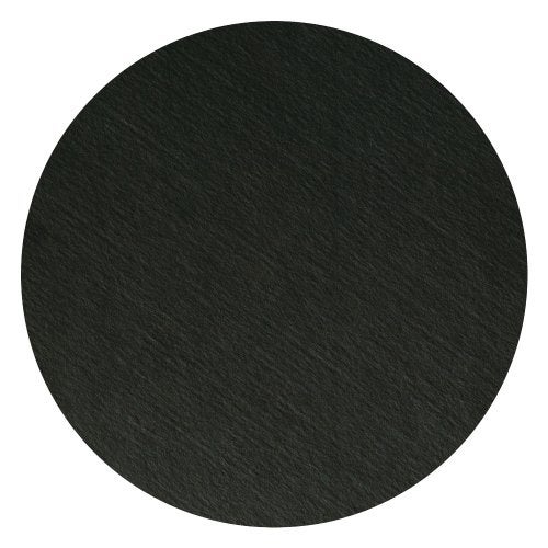 Hoffmaster 876107 Round Two-Sided Coaster, 4" Black (Pack of 500) - Image 1
