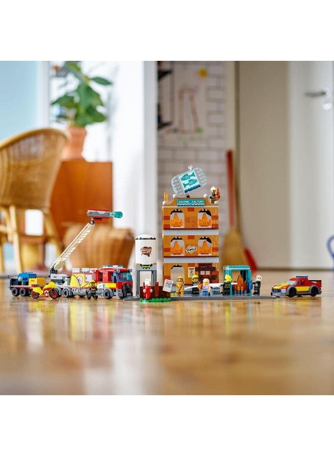 LEGO® City Fire Brigade 60321 Building Kit (766 Pieces) - Image 2