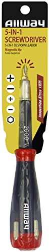 ALLWAY SD41 5-in-1 Lightweight Safety Shockproof Screwdriver with 4 Bits - Image 4