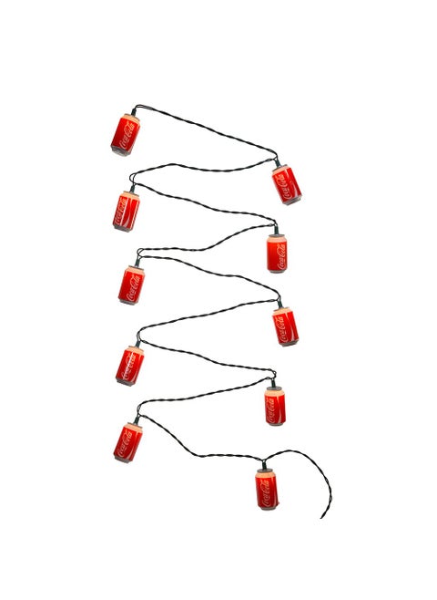 Kurt Adler CC0748 CocaCola Can Light Set 10 Light