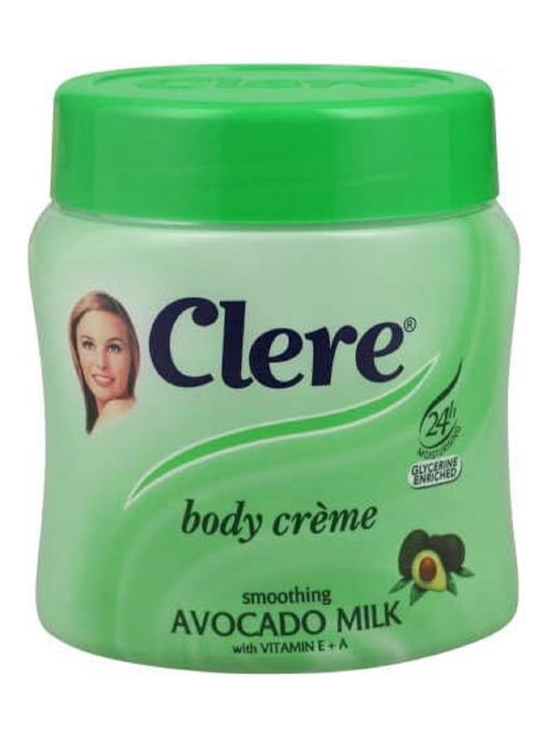 Clere Smoothing Avocado Milk Body Cream 300ml