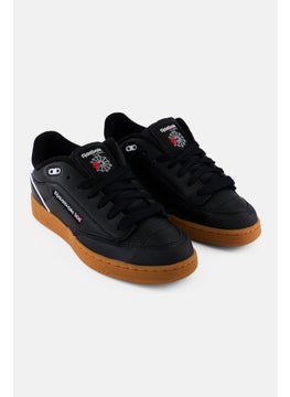 Reebok Men Club C Bluc Lace Up Tennis Shoes, Black  - Image 1