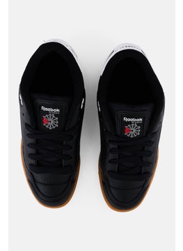 Reebok Men Club C Bluc Lace Up Tennis Shoes, Black  - Image 2