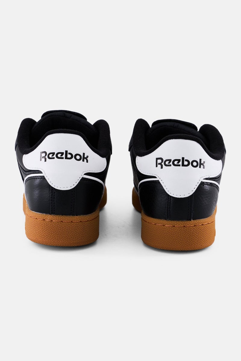 Reebok Men Club C Bluc Lace Up Tennis Shoes, Black  - Image 3